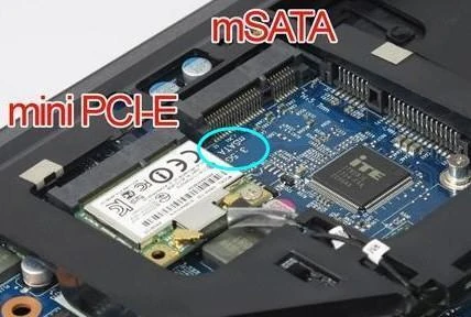 主板上的MSATA硬盘接口